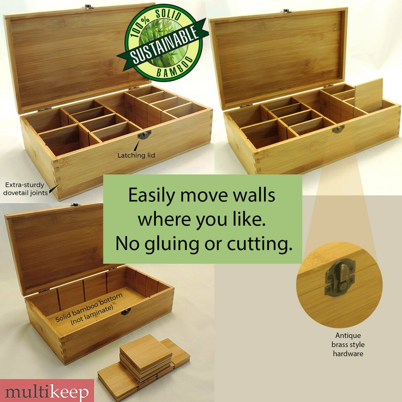 Butterflies Multikeep Box for Teas and Other Items - View 5